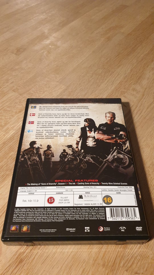 Sons Of Anarchy (Sæson 1)(Box-set