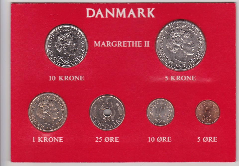 Danmark, mønter, 1985