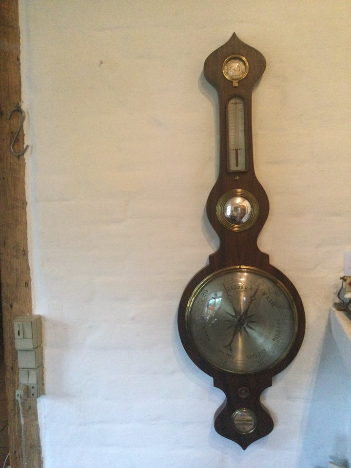 BAROMETER Mahogny 120 år gl