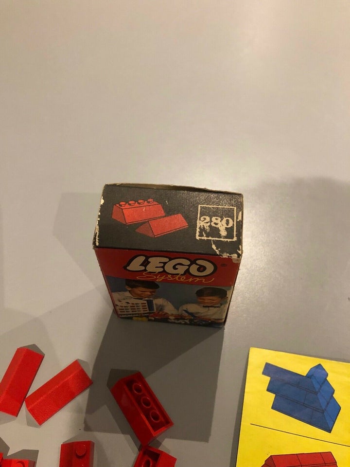 Lego System 280 MED KASSE OG