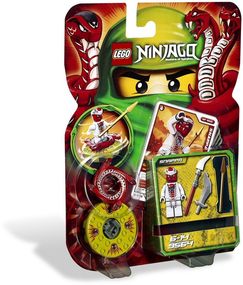 Lego Ninjago 9564 Snappa UÅBNET