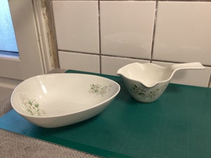 Porcelæn Asymetrisk skål og