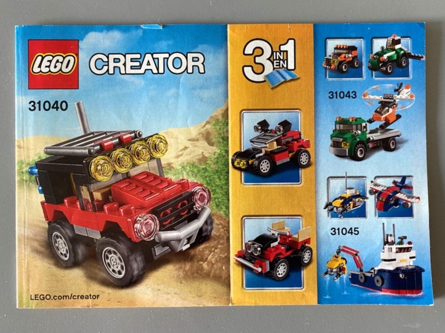 Lego Creator 31040 Desert Racers