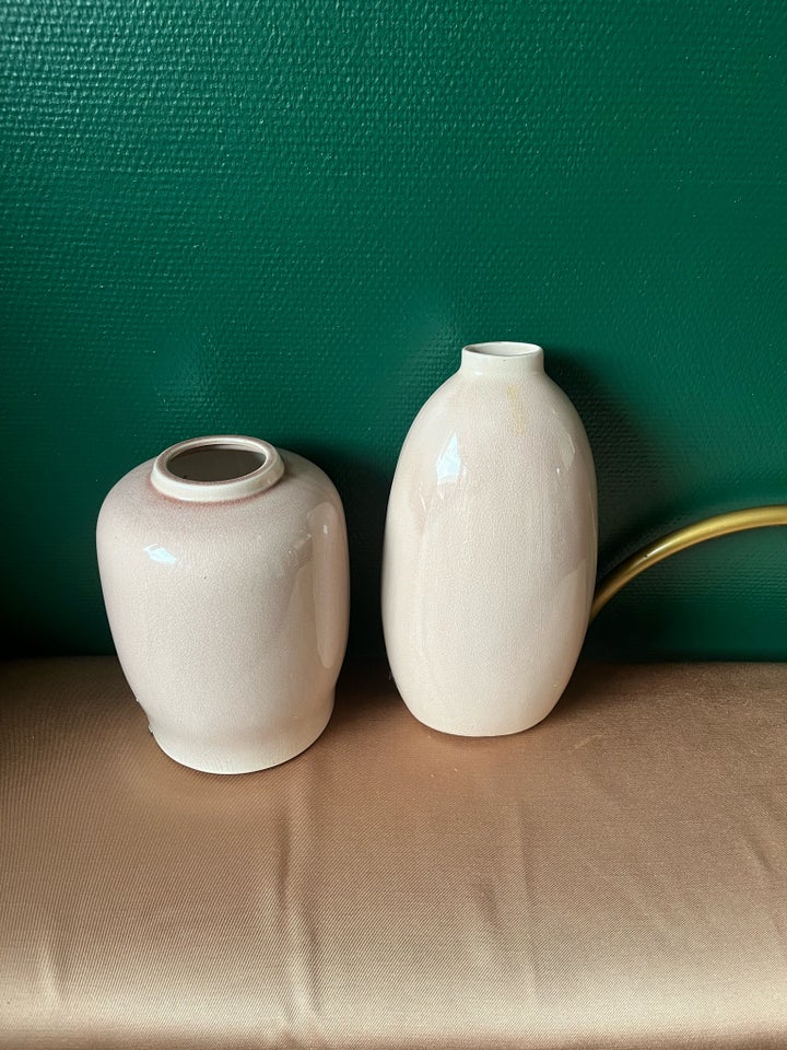 Vase 2 beige vaser