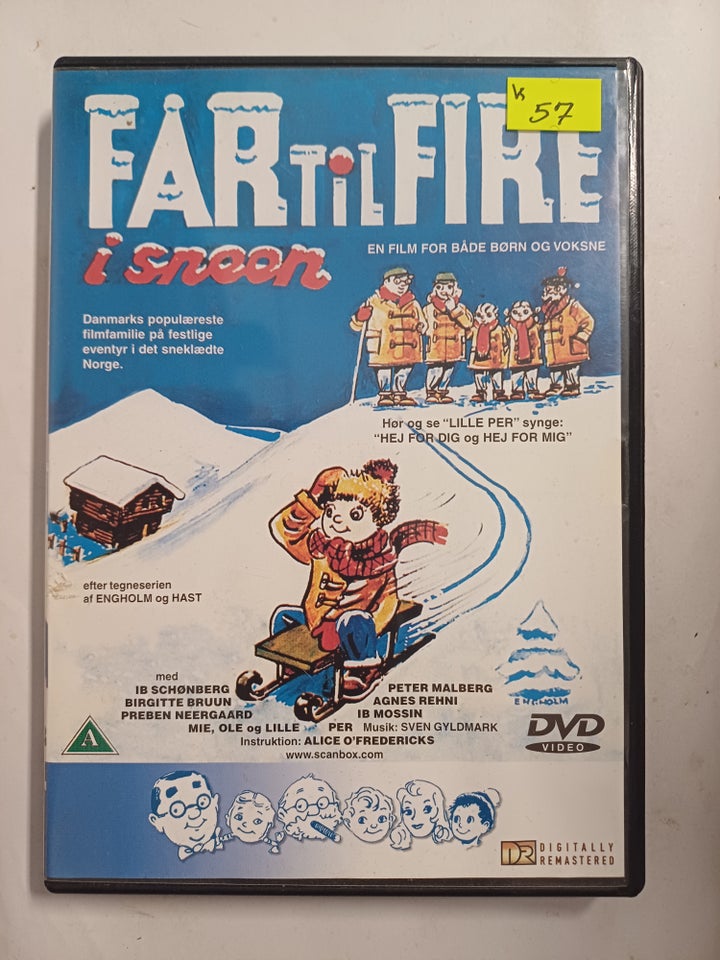 Far til fire I sneen DVD