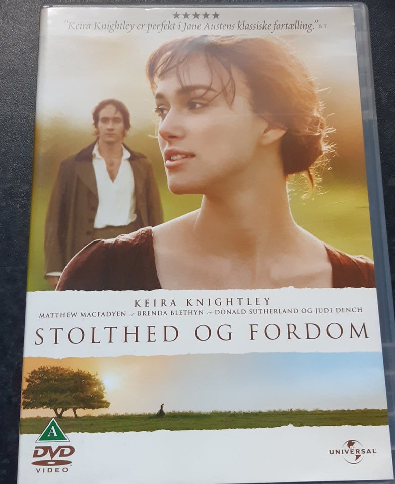 Stolthed og fordom, DVD, romantik