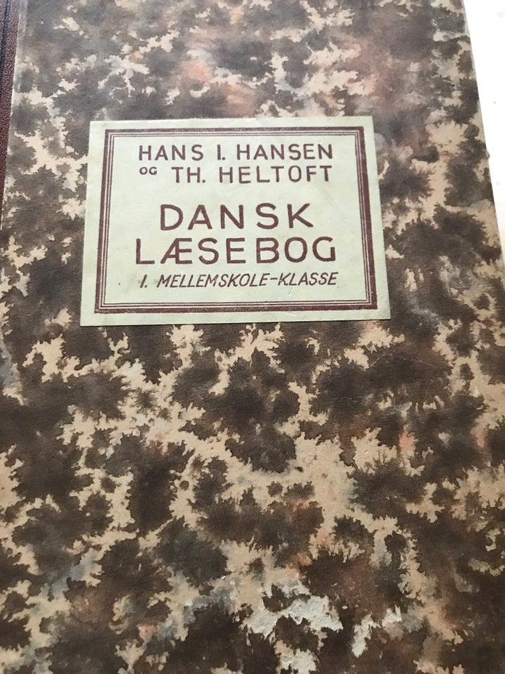 Dansk læsebog, Hans Hansen mfl,