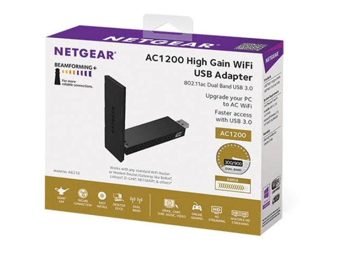 Netkort, wireless, NETGEAR A6210