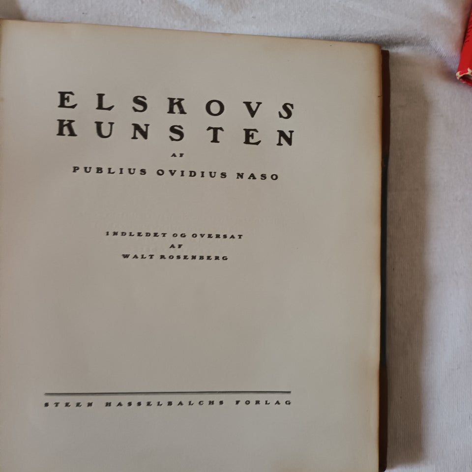 Elskovskunsten, Ovid (= Publius