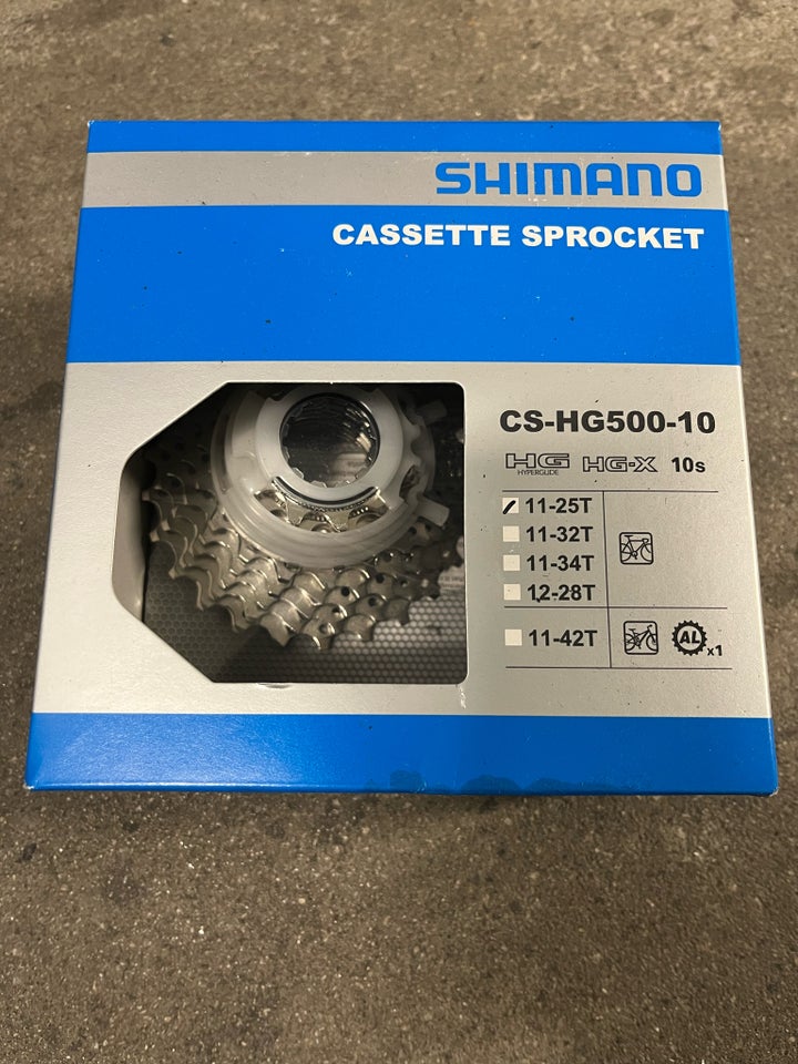 Kassette, Shimano 10-speed