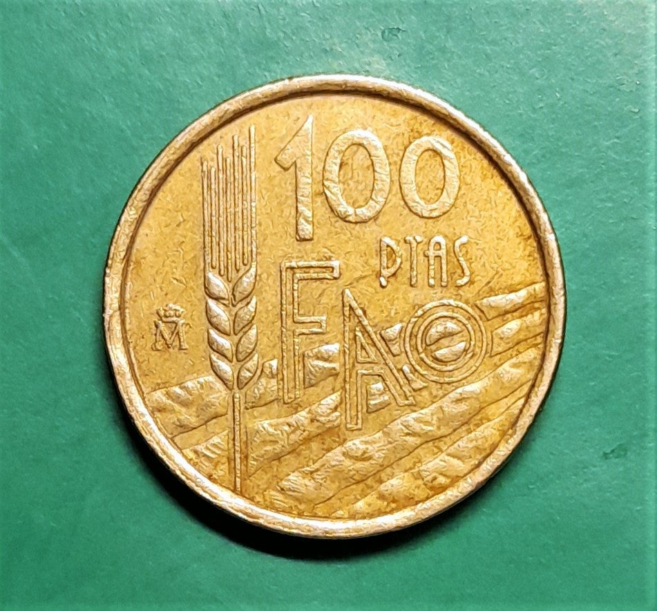 Vesteuropa mønter 100 FAO