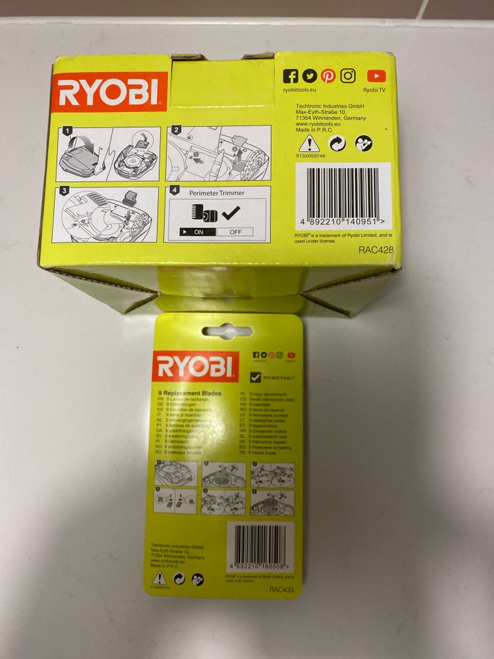 Tilbehør, Ryobi