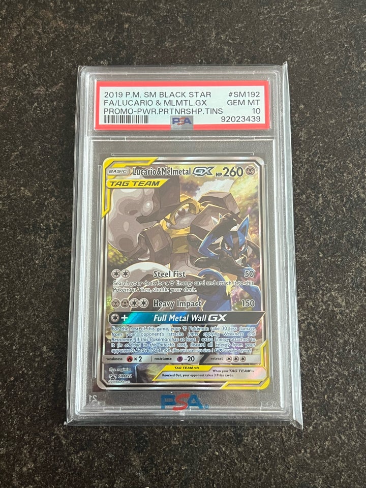 Samlekort, Lucario  Melmetal GX