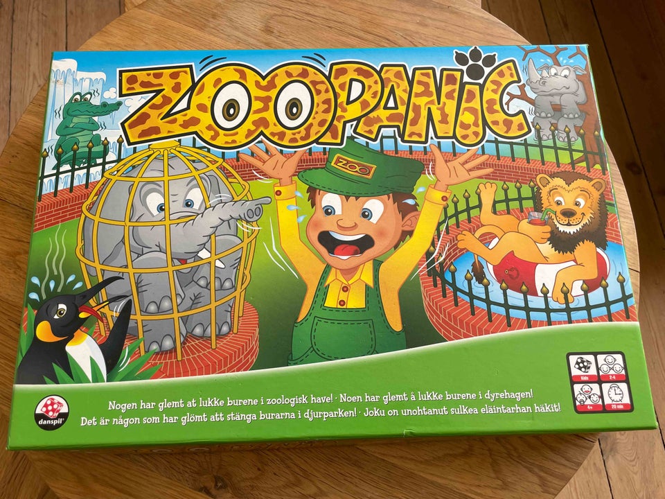 Zoopanic, Familiespil, brætspil