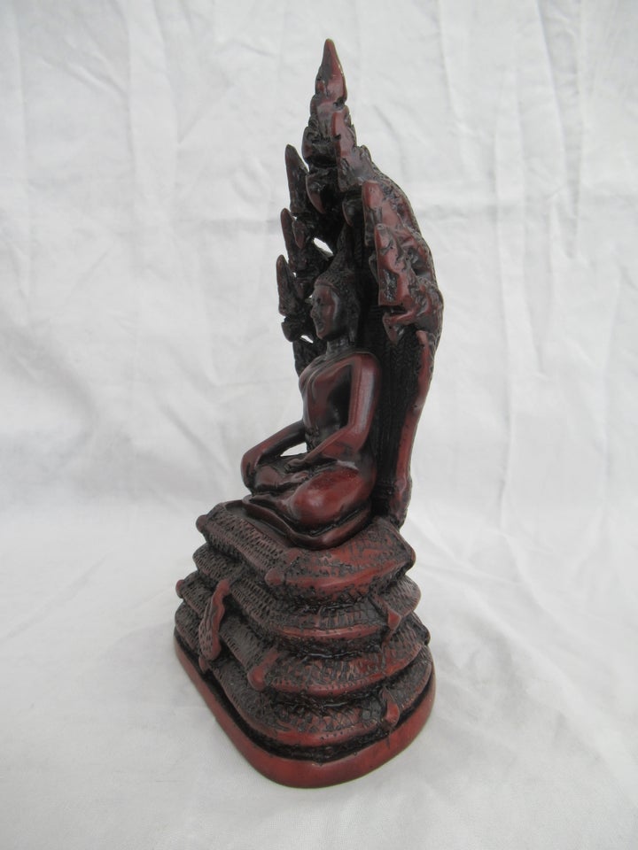 Stor buddhistisk Støbt Figur 22 cm