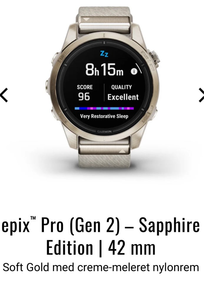 Løbeur Smartwatch Garmin Epix