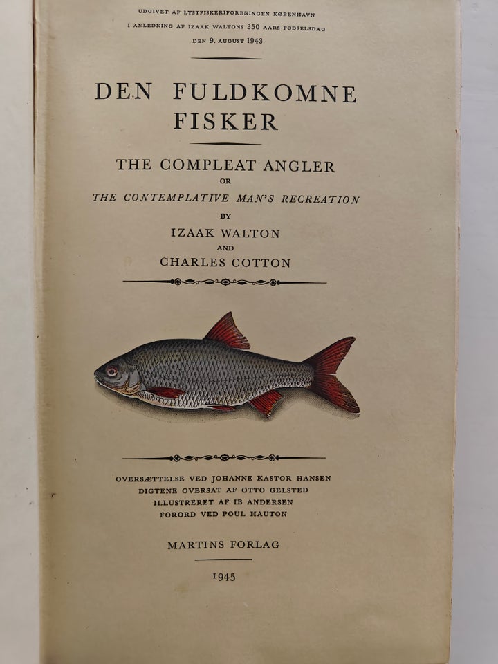 Den fuldkomne fisker, Izaak Walton