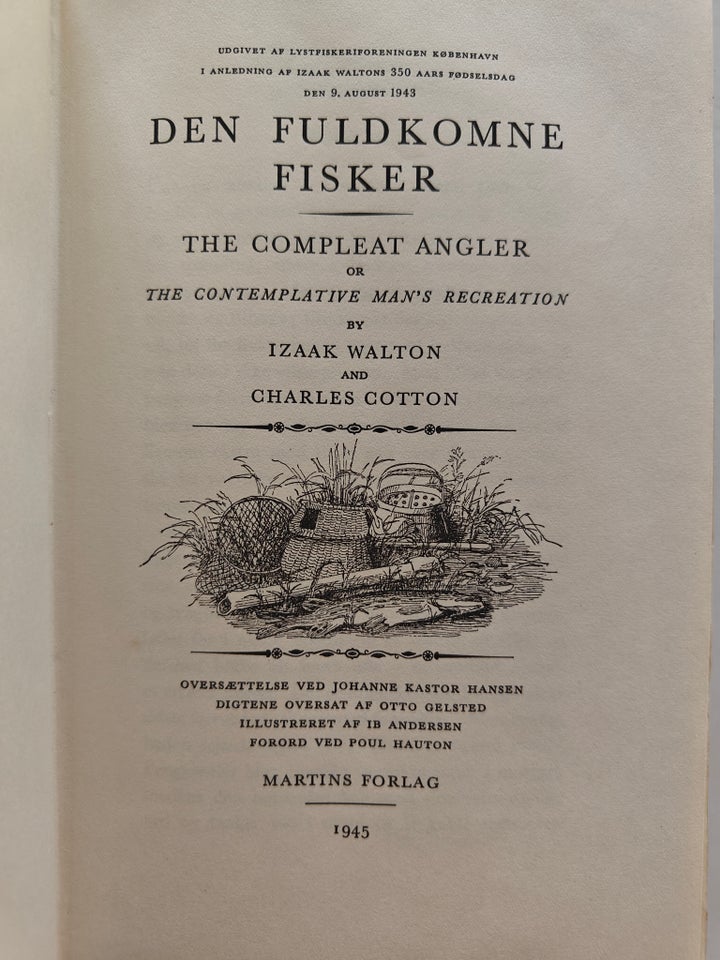 Den fuldkomne fisker, Izaak Walton