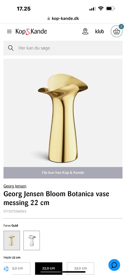 Vase, Georg Jensen