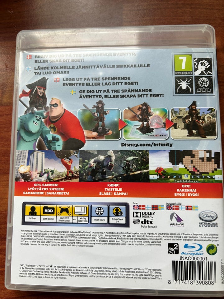 Disney Infinity, PS3, adventure