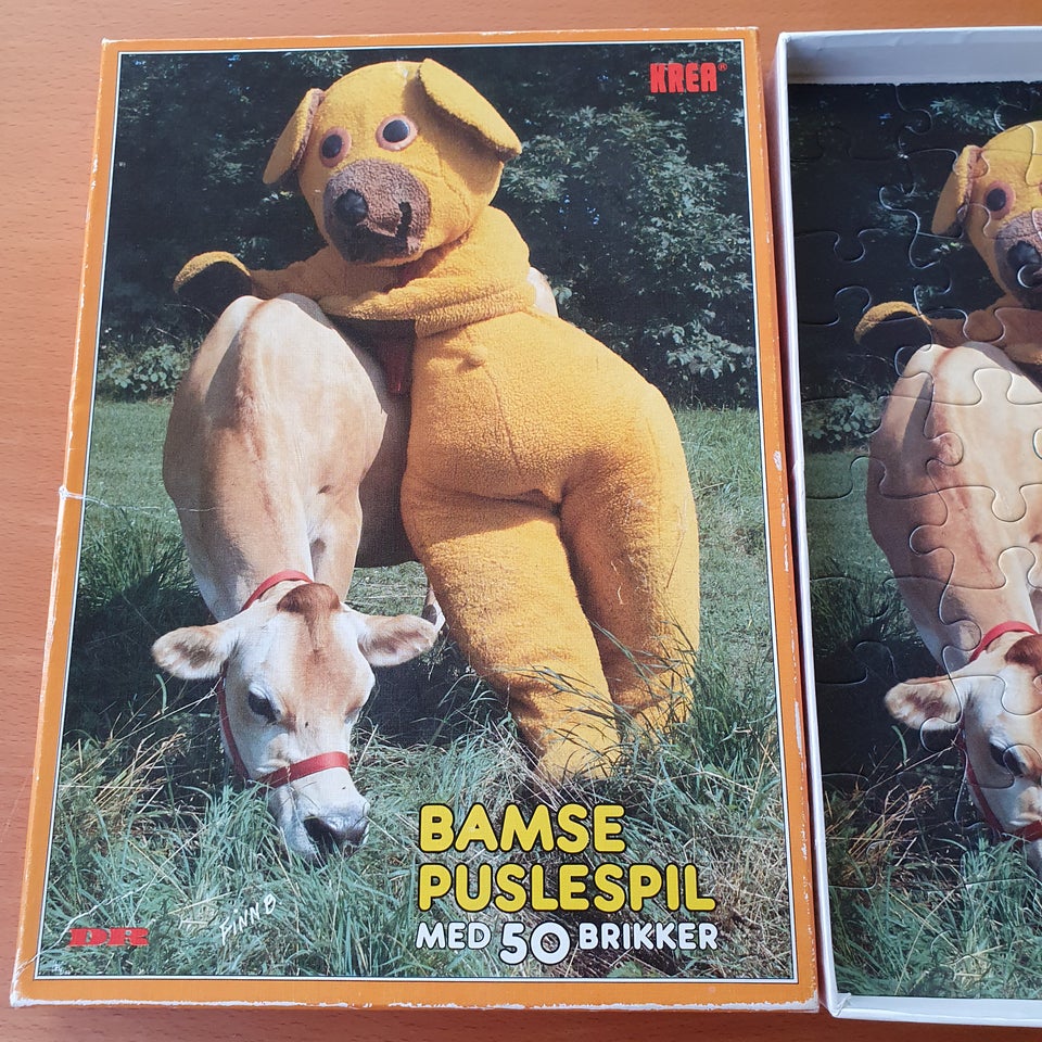 KREA Bamse med ko 50 brikker,