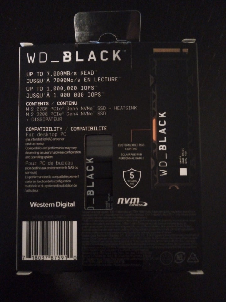 Andet, Playstation 5, WD_BLACK