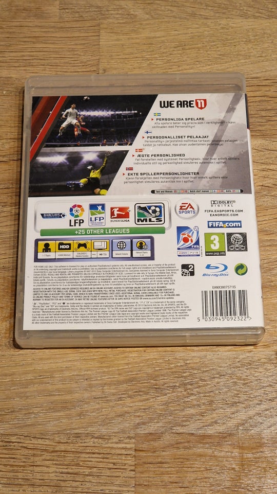 FIFA 11 (og FIFA 10 uden æske) PS3