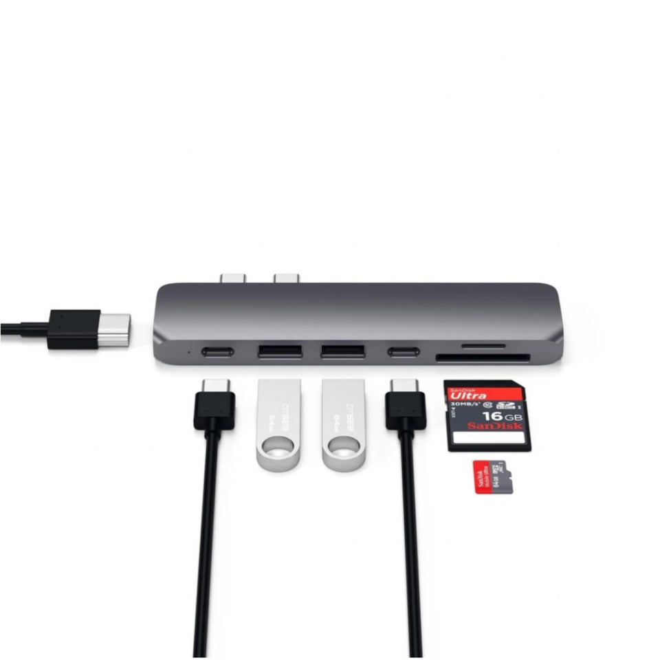 Tilbehør til Mac Satechi USB-C