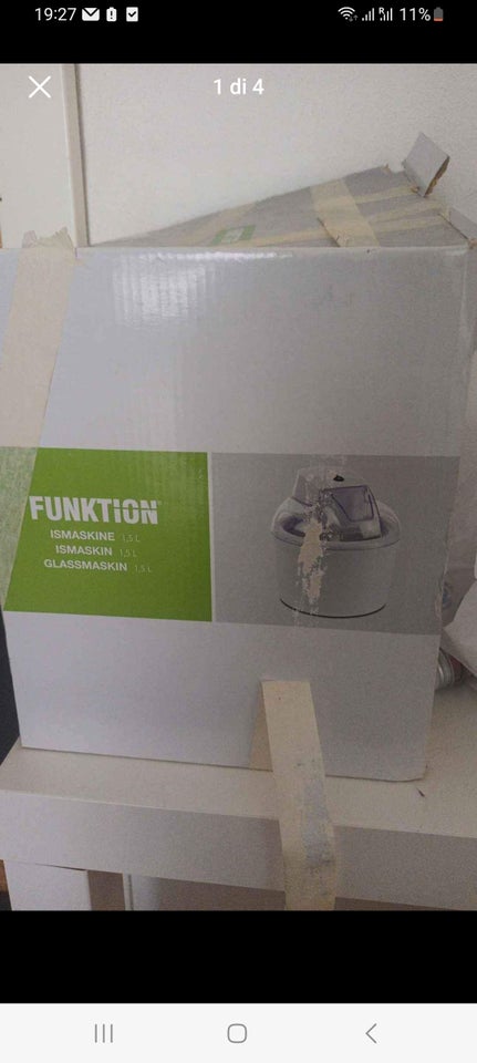 Ice cream maker Funktion