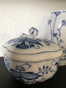 Porcelæn Meissen Sukkerskål med