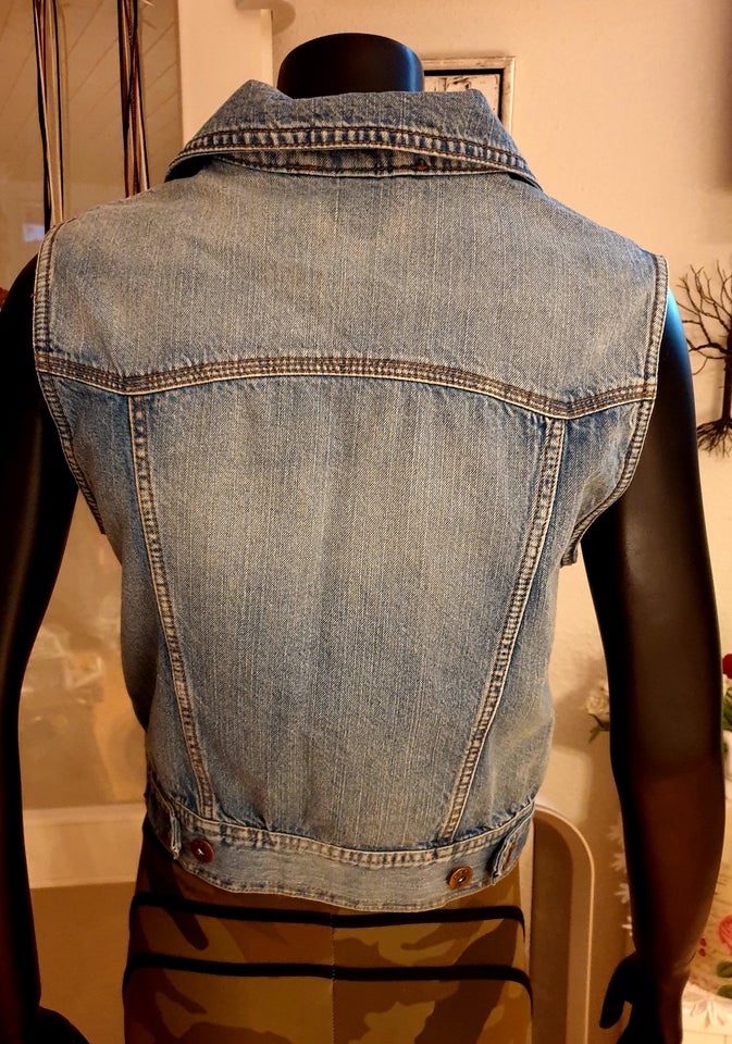 Vest, Denim vest, Milla