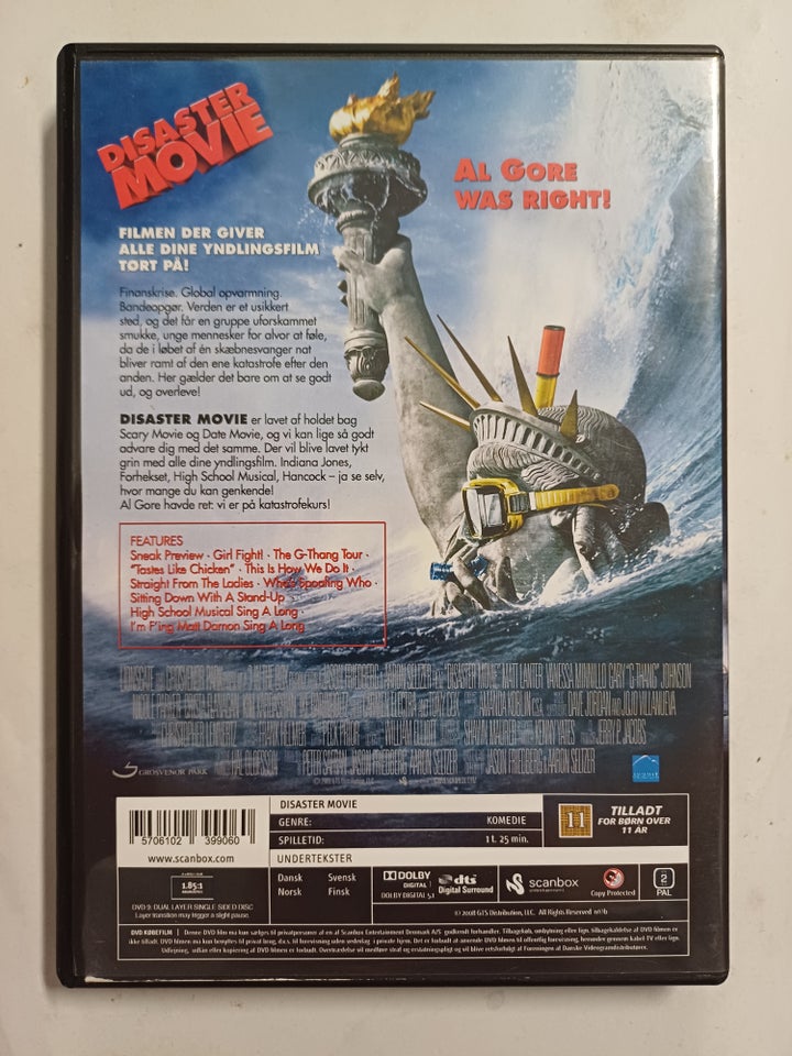 Disaster Movie, DVD, komedie