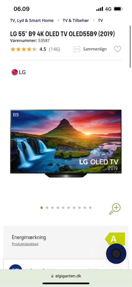 LG, Oled55b9, 55"