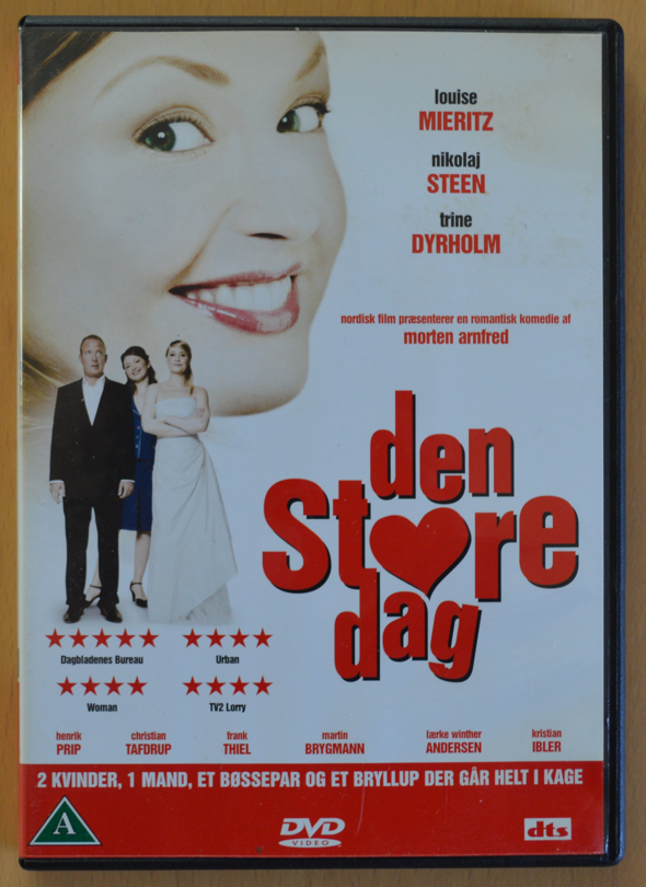 Den store dag, DVD, komedie