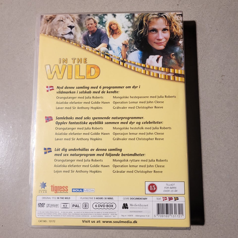 In the wild DVD dokumentar