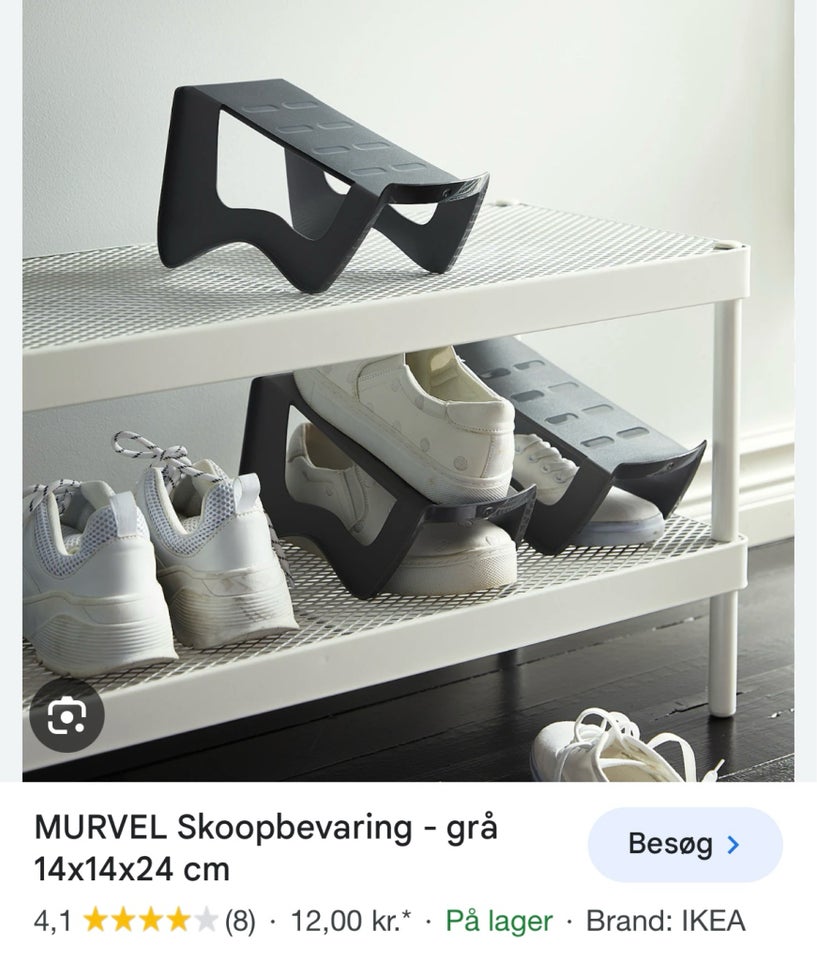 Sko opbevaring, Ikea murvel