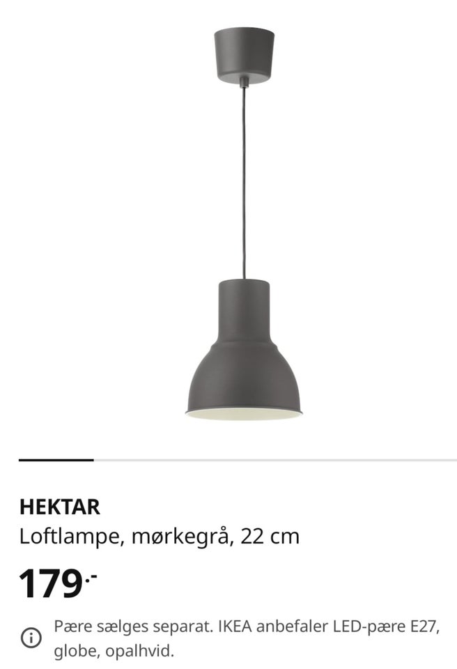 Pendel, Ikea Hektar