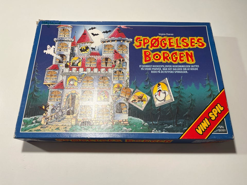 Spøgelses borgen, brætspil