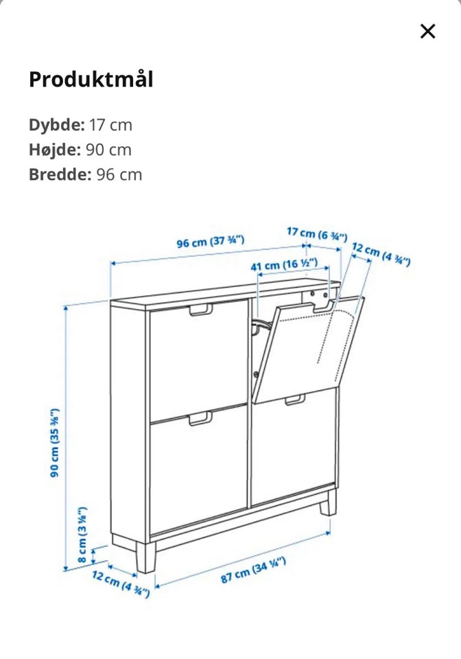 Skoskab, Ikea