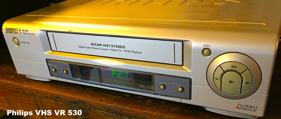 VHS videomaskine, Philips, VR 530