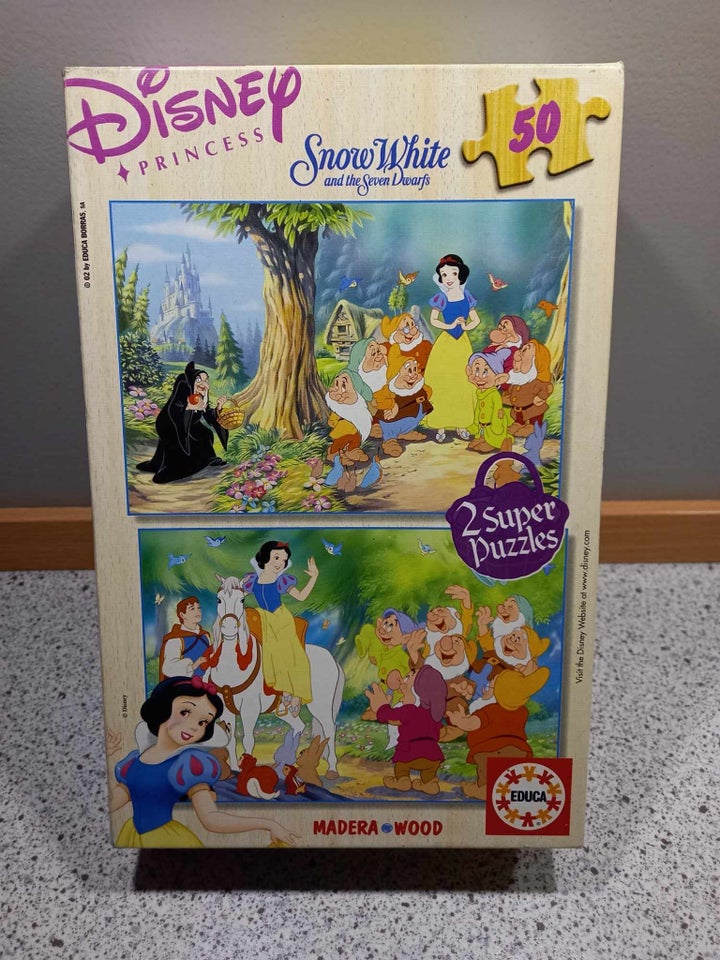 Disney puslespil (Educo) 2 x 50