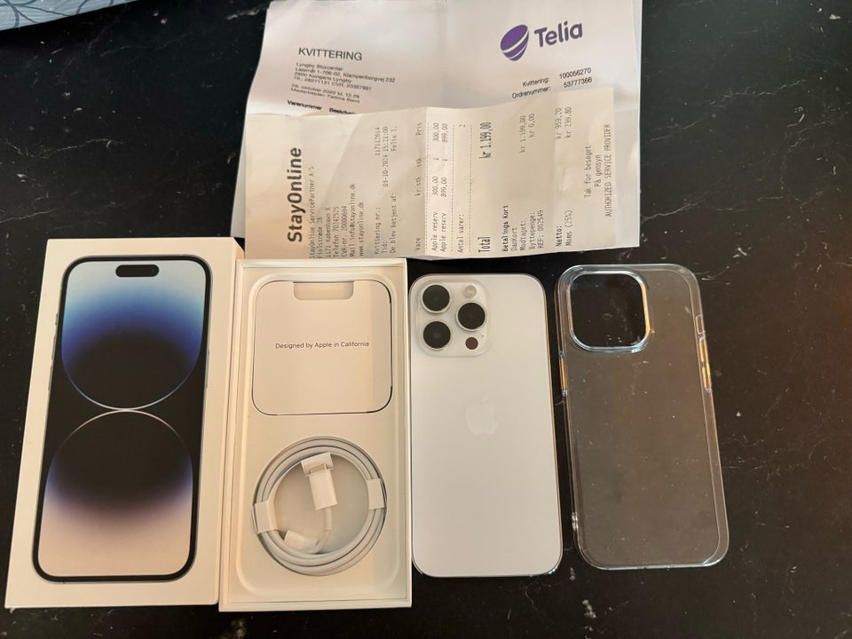 iPhone 14 Pro, 128 GB, aluminium