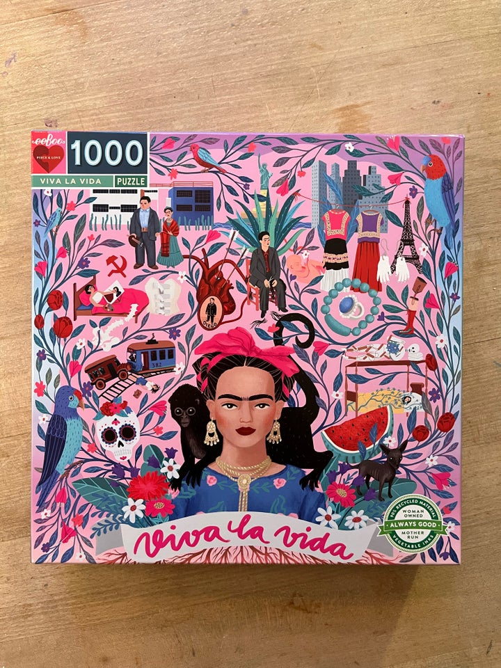 eeBoo med Frida Kahlo, puslespil