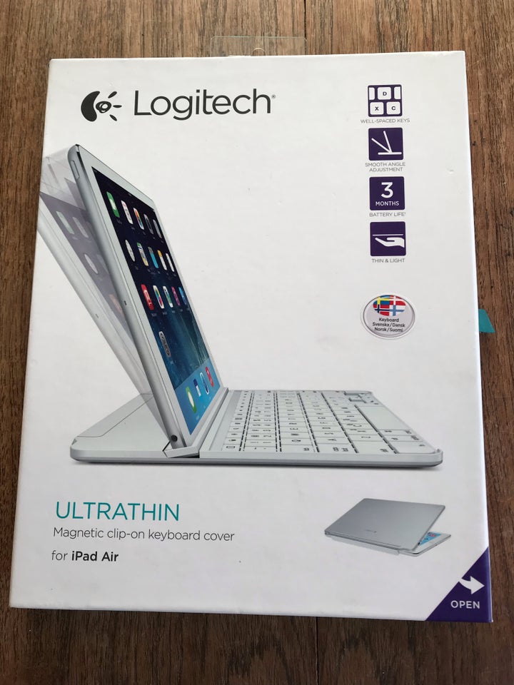 Tastatur, Logitech, Til Ipad