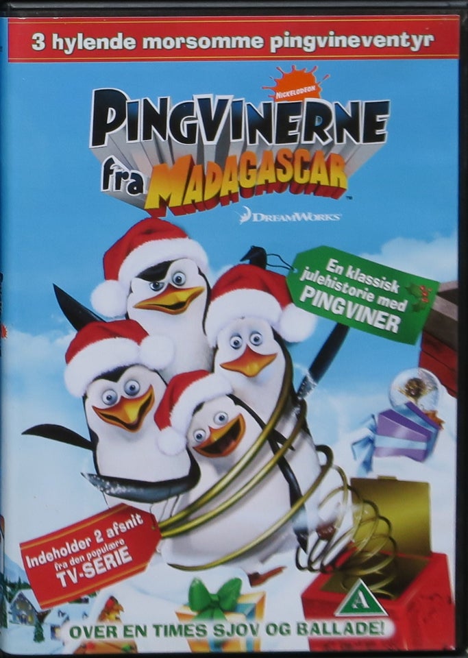 Pingvinerne fra Madagascar, DVD,