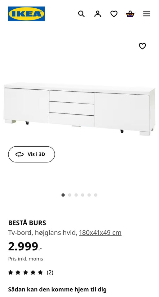 Tv-bænk