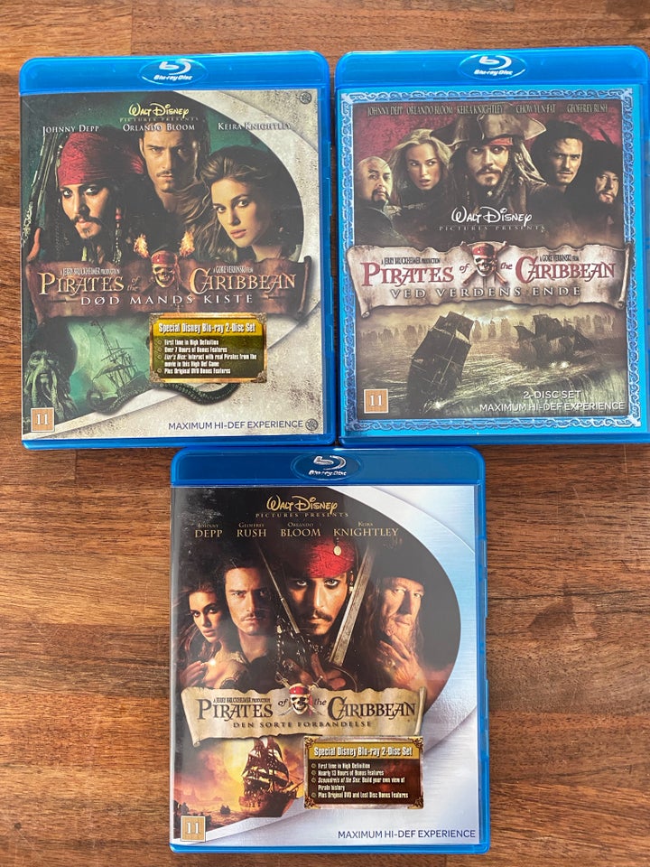 Pirates of the Caribbean  Blu-ray