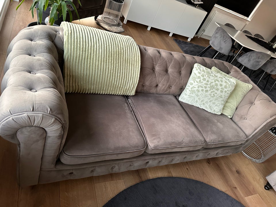 Sofa velour 6 pers