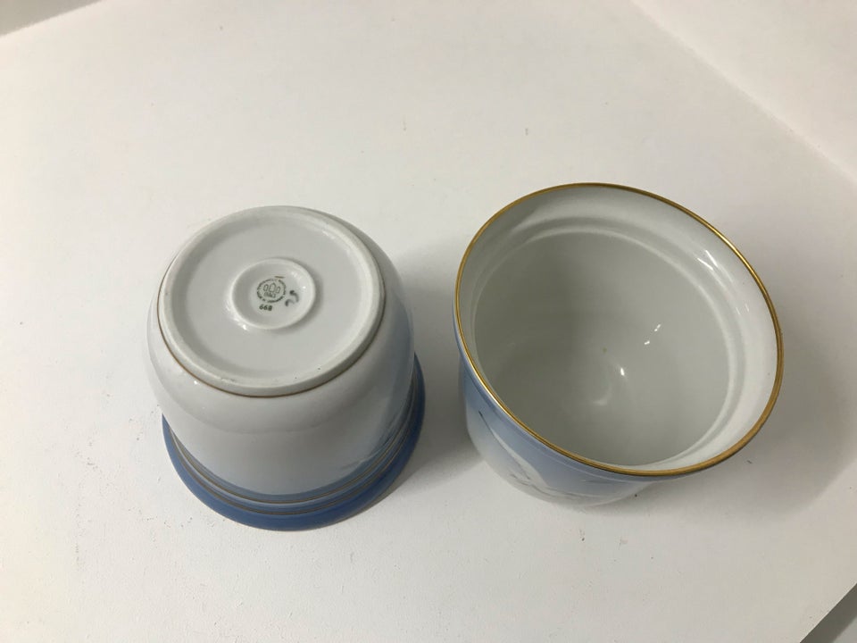 Porcelæn Mågestel urtepotter med