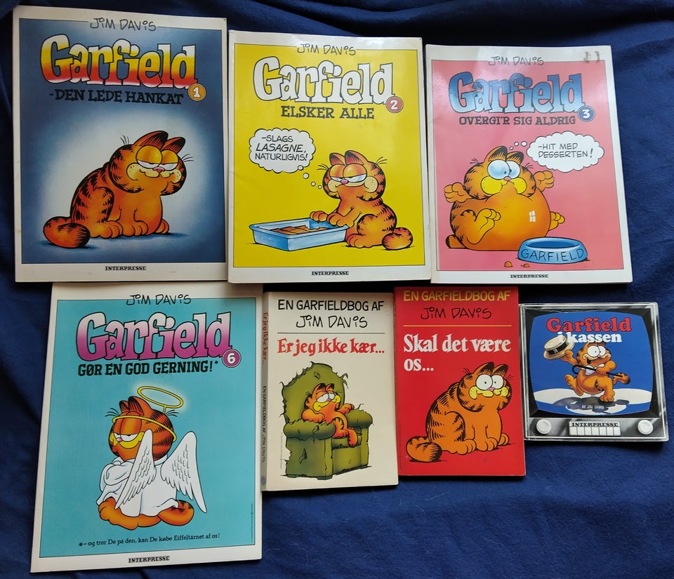 8 Stk. Garfield, Tegneserie